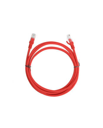 Lanberg Patchcord RJ45 kat. 6 UTP 2m czerwony