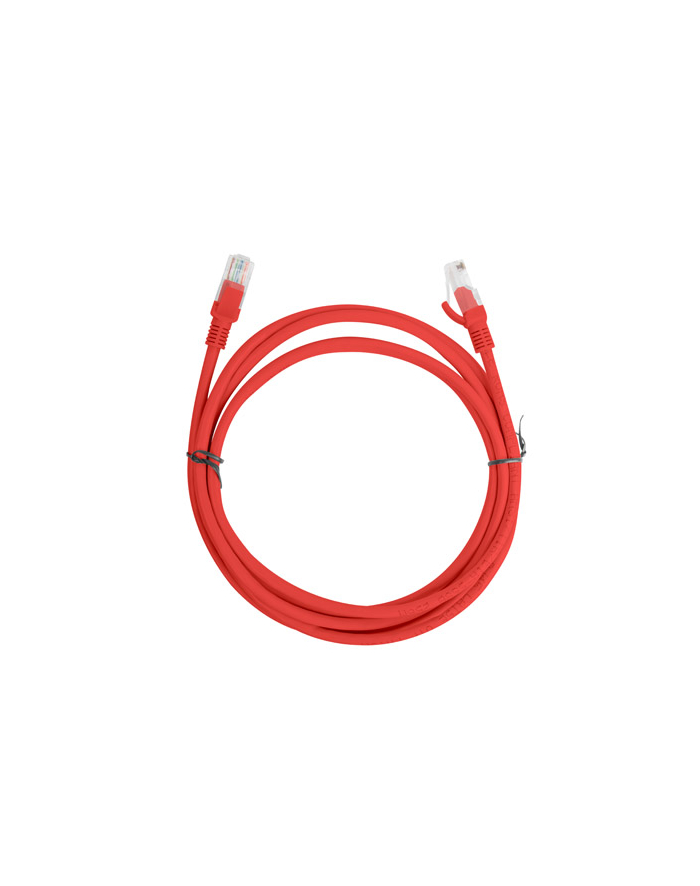 Lanberg Patchcord RJ45 kat. 6 UTP 2m czerwony główny