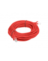 Lanberg Patchcord RJ45 kat. 6 UTP 10m czerwony - nr 10