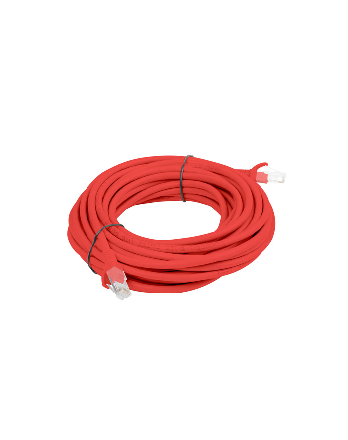 Lanberg Patchcord RJ45 kat. 6 UTP 10m czerwony główny