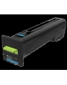 Kaseta z tonerem Lexmark cyan | 22 000 str | corporate | CS820de/CS820dte - nr 10