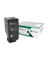 Toner Lexmark 75B20C cyan | zwrotny | 10 000 str | CS/CX 727 / CS728 - nr 11