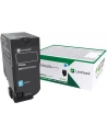 Toner Lexmark 75B20C cyan | zwrotny | 10 000 str | CS/CX 727 / CS728 - nr 21