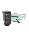 Toner Lexmark 75B20C cyan | zwrotny | 10 000 str | CS/CX 727 / CS728 - nr 24