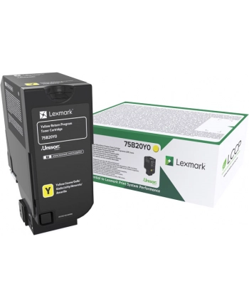 Toner Lexmark 75B20M yellow | zwrotny| 10 000 str | CS/CX 727 / CS728 nr 1