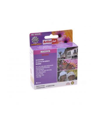 ActiveJet AB-1000M tusz magenta do drukarki Brother (zamiennik LC1000M  LC970M) nr 1