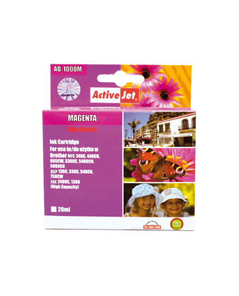 ActiveJet AB-1000M tusz magenta do drukarki Brother (zamiennik LC1000M  LC970M) nr 2