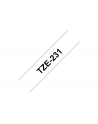 Tasma TZ231 12mm czarne na bialym - nr 10