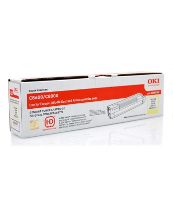 Toner OKI C8600 Yellow 6k nr 2
