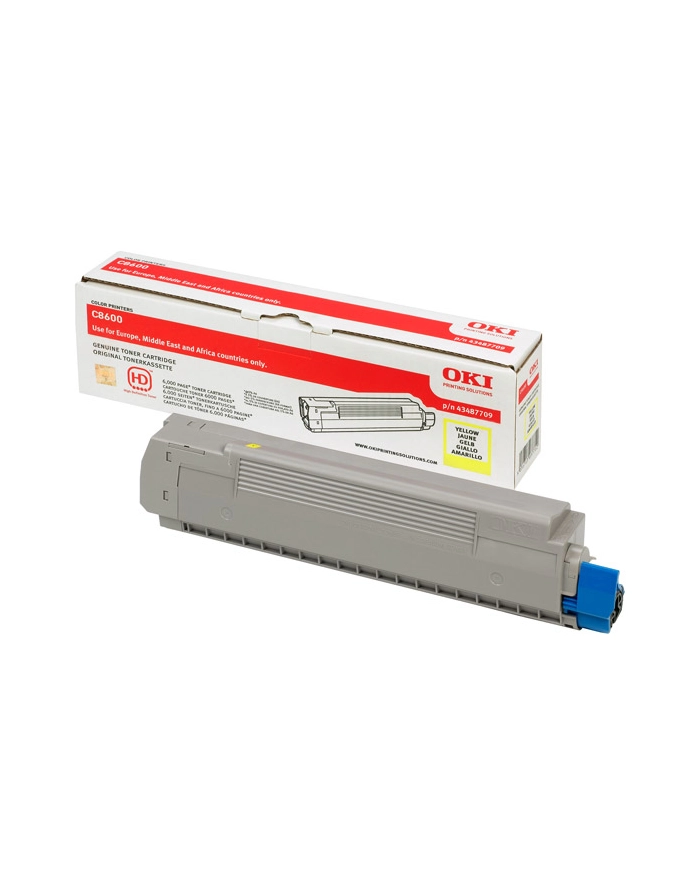 Toner OKI C8600 Yellow 6k główny