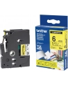 Tasma TZ611 6 mm czarne na zoltym - nr 14