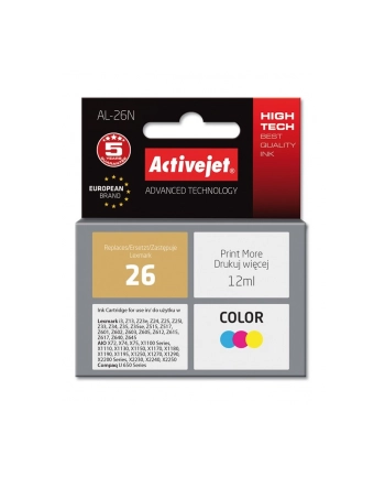 ActiveJet AL-26N tusz kolorowy do drukarki Lexmark (zamiennik 10N0026) nr 2