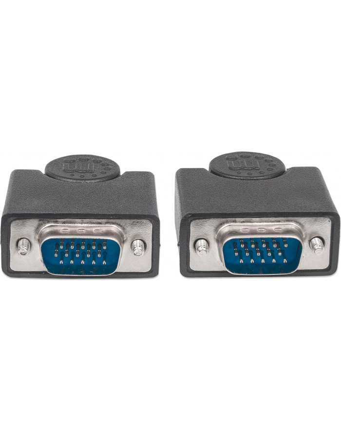 Kabel VGA Manhattan SVGA 15 M/15 M, 1,8m, czarny główny