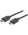 Kabel HDMI Manhattan HDMI/HDMI M/M Ethernet, ekranowany, 5m, czarny - nr 19