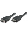 Kabel HDMI Manhattan HDMI/HDMI M/M Ethernet, ekranowany, 5m, czarny - nr 6