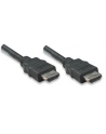 Kabel HDMI Manhattan HDMI/HDMI M/M Ethernet, ekranowany, 5m, czarny - nr 7