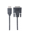 Adapter Manhattan HDMI męski na DVI-D 24+1 męski, Dual Link, 1,8m, czarny - nr 24