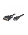 Adapter Manhattan HDMI męski na DVI-D 24+1 męski, Dual Link, 1,8m, czarny - nr 6