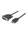 Adapter Manhattan HDMI męski na DVI-D 24+1 męski, Dual Link, 1,8m, czarny - nr 7