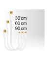 Kabel USB Delock micro AM-MBM5P USB 2.0 0.3m 0.6m 0.9m zestaw biały - nr 12