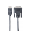 Adapter Manhattan HDMI męski na DVI-D 24+1 męski, Dual Link, 1,8m, czarny - nr 23