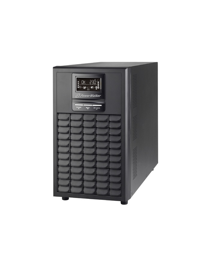Power Walker UPS On-Line 1/1 Fazy 3000VA,CG,PF1 USB/RS-232,8x c13,1xC19,EPO,LCD główny