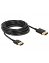 Kabel HDMI Delock HDMI High Speed Ethernet 4K 3D M/M Slim 3m - nr 15