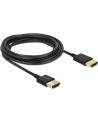 Kabel HDMI Delock HDMI High Speed Ethernet 4K 3D M/M Slim 3m - nr 21