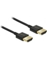Kabel HDMI Delock HDMI High Speed Ethernet 4K 3D M/M Slim 3m - nr 25