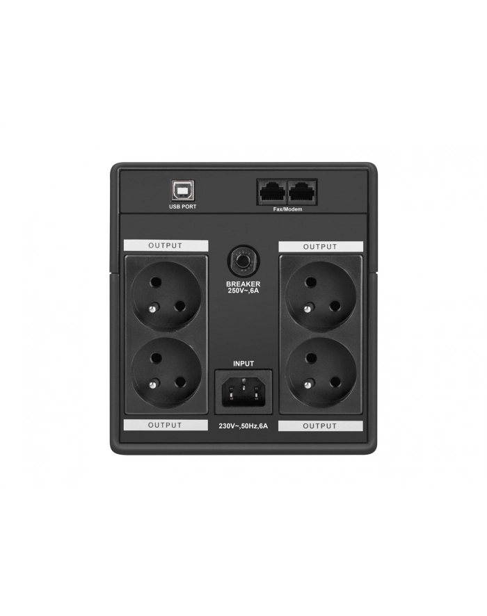 Armac UPS HOME Line-Interactive 1500E LED 4x 230V PL OUT, USB główny
