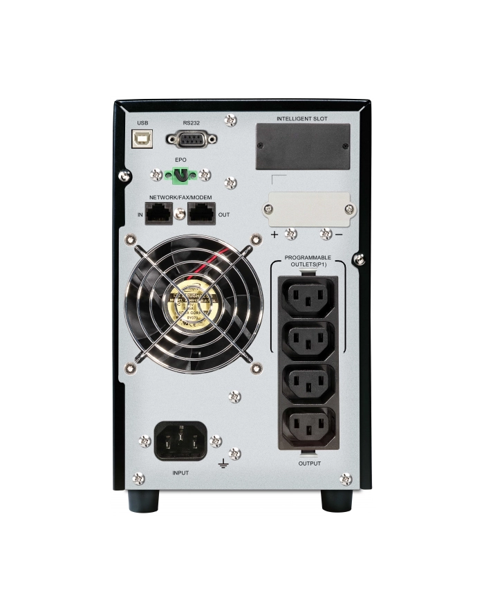Power Walker UPS On-Line 1/1 Fazy 1000VA, PF1, 4x IEC C13, USB/RS-232, EPO, LCD główny