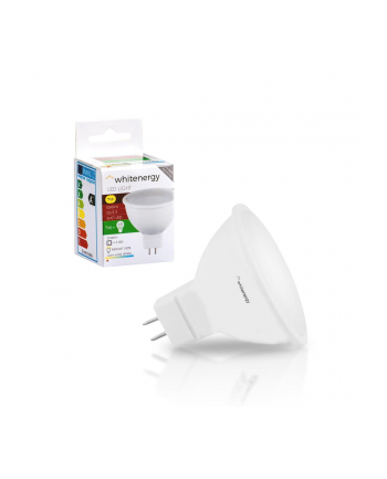 Whitenergy żarówka LED | GU5.3 | 8 SMD 2835 | 7W | 230V | mleczne | MR16
