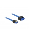 Delock kabel przedłużacz SATA 6 Gb/s (męski/żeński) 70 cm niebieski, zatrzaski - nr 4