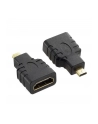 Techly Adapter Micro-D HDMI na HDMI M/F czarny - nr 3