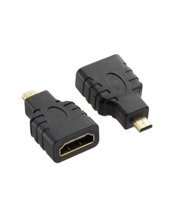 Techly Adapter Micro-D HDMI na HDMI M/F czarny nr 1