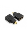 Techly Adapter Micro-D HDMI na HDMI M/F czarny - nr 4