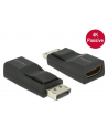 Delock Adapter Displayport 1.2 męski > HDMI żeński 4K pasywne czarny - nr 11