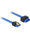 Delock kabel przedłużacz SATA 6 Gb/s (męski/żeński) 70 cm niebieski, zatrzaski - nr 5