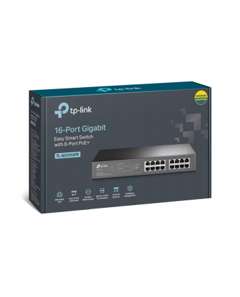 TP-Link TL-SG1016PE 16-port Gigabit Rack mount Switch Easy Smart with 8-port PoE