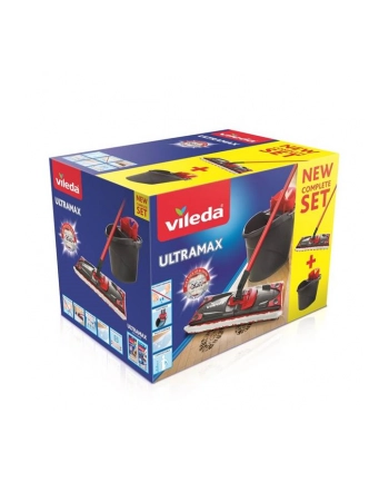 Mop Vileda Ultramat Box | zestaw mop + wiadro + wyciskacz nr 1