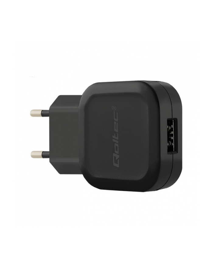 Qoltec Ładowarka sieciowa 12W | 5V | 2.4A | USB + kabel USB typC główny