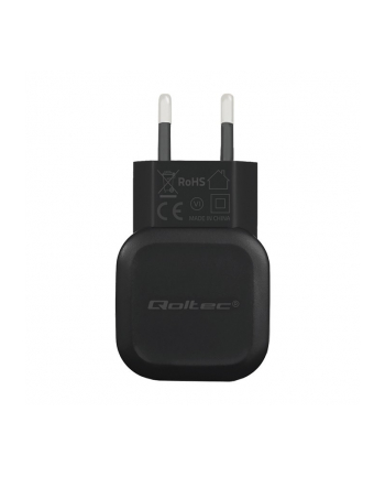 Qoltec Ładowarka sieciowa 12W | 5V | 2.4A | USB + kabel USB typC