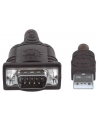 Kabel adapter Manhattan USB/COM RS232 0,45m - nr 19
