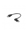 Kabel USB Techly USB 2.0 A-A M/F kątowy, 15cm - nr 3