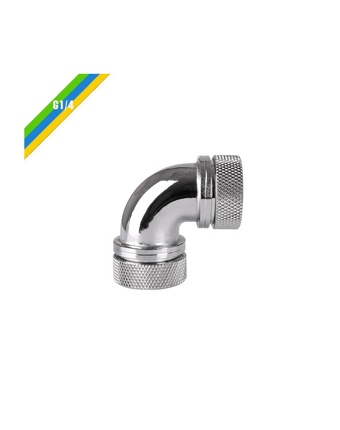 Thermaltake Pacific G1/4 x 16mm 90 złączka adapter kątowy - Chrome główny