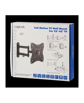 LogiLink Uchwyt ścienny LCD/LED VESA 200x200, 23-42'