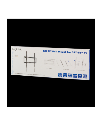 LogiLink Uchwyt ścienny LCD/LED VESA 400x400, 32-55'