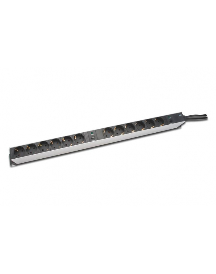 Digitus listwa zas. 12 gniazd, 2x16A/250V/4000W, 15 LGW główny