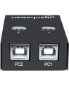 Przełącznik Manhattan USB 2.0 2/1, czarny - nr 29