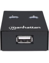 Przełącznik Manhattan USB 2.0 2/1, czarny - nr 32